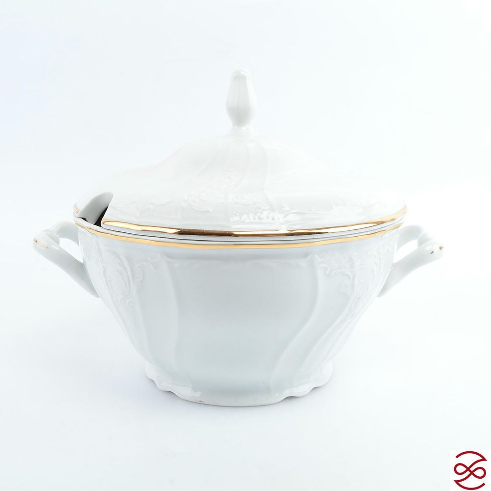 Супница Bernadotte Белый узор 2,5 л