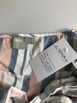 Платье ASOS из хлопка в пастельных оттенках 42 размер