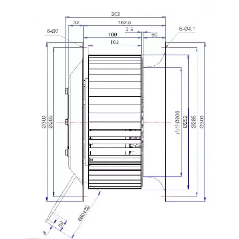 Мотор-колесо Vilmann FT-250-6D / LZW-250-6D