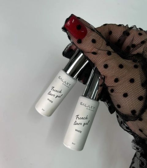 Гель-краска French liner Gel Galaxy White, 8ml