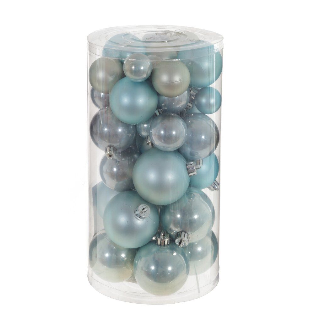 GAEM Набор из 40шт, Украшение новогоднее Шар "Сказочное великолепие", D3/4/5/6 см, L14 W14 H26 см
