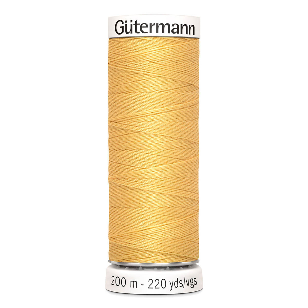 Нить Sew-All 200 м, Gutermann, 415 желтая охра