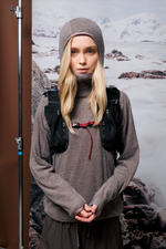 Худи Nothomme Blue Monte Lightweight Hooded Fleece Shirt "Rock Gray"