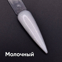 Опция Гель моделирующий камуфлирующий с блестками молочный, 15мл