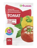 Водорастворимое удобрение Биона - Томат-Перец, 30г