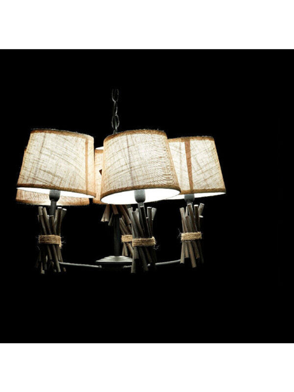 Потолочный светильник DKD Home Decor полиэстер Металл (55 x 55 x 100 cm)