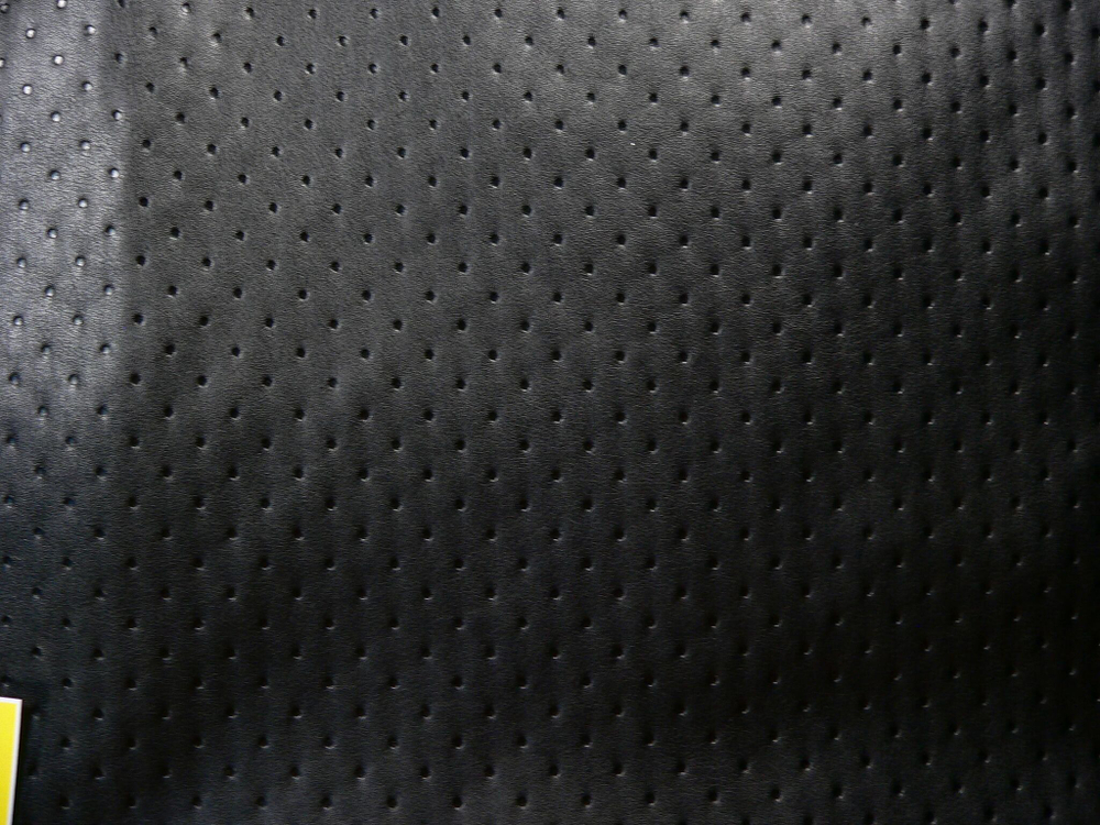 Ткань Кожа тисненая, цв. черный, 100% арт. 327054