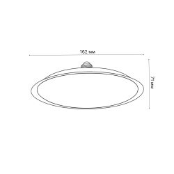 LED-U165-20W-4000K-E27-FR PLU01WH Лампа светодиодная. Форма UFO. матовая. Белый свет 4000K. Картон. ТМ Uniel