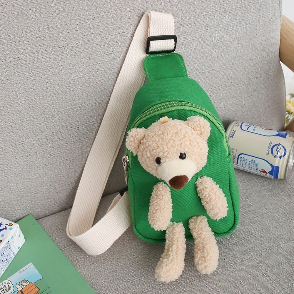 Детская сумка через плечо &quot;Teddy&quot;, зеленая
