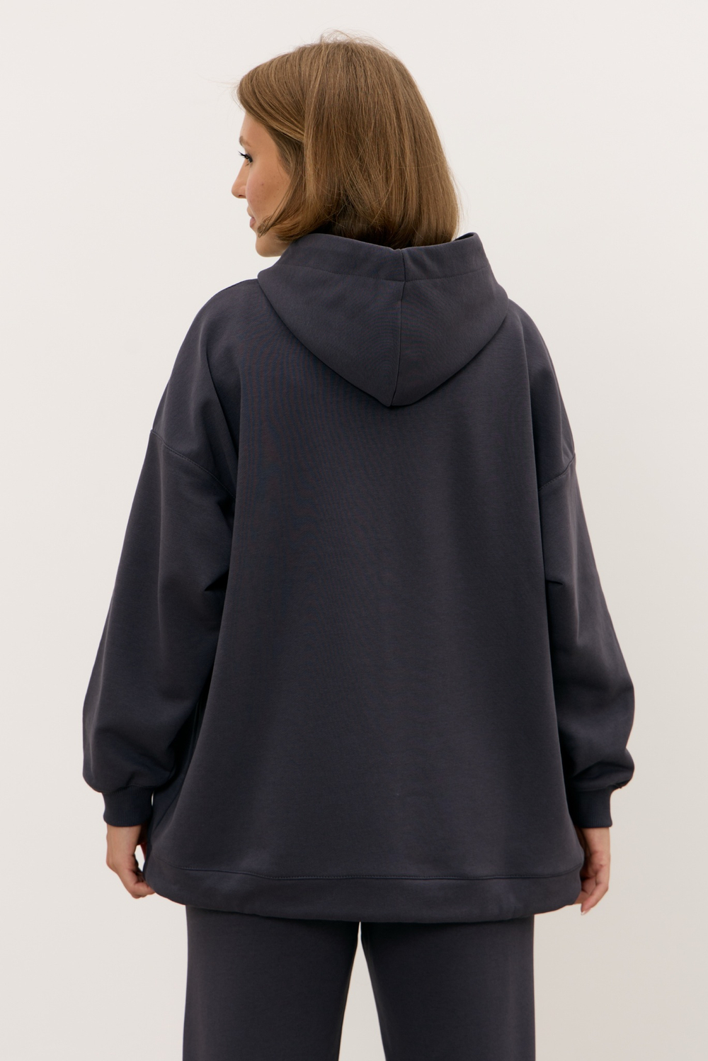 Худи OVERSIZE, графит NEW