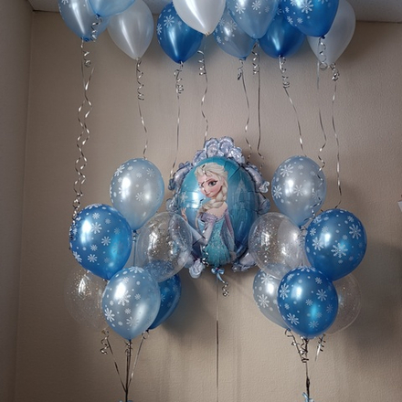 Набор шаров для девочки №239.1 Холодное сердце