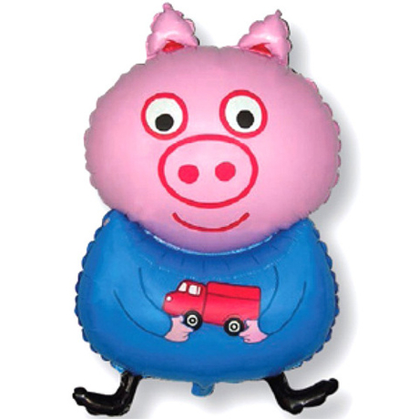 Поросенок с машинкой.  Джордж (свинка пеппа)