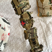 Тактический разгрузочный пояс с подсумками Yakeda Мультикам