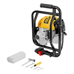 Мотобур DX-52, объем двигателя 52 см3, соединение 20 мм, без шнека Denzel