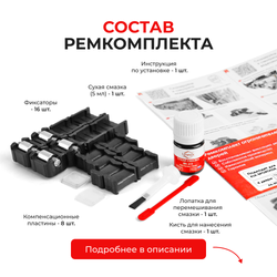 Ремкомплект ограничителей дверей KIA SPORTAGE (III) SLZ14 (4 двери, тип 53+19) 2014-2015