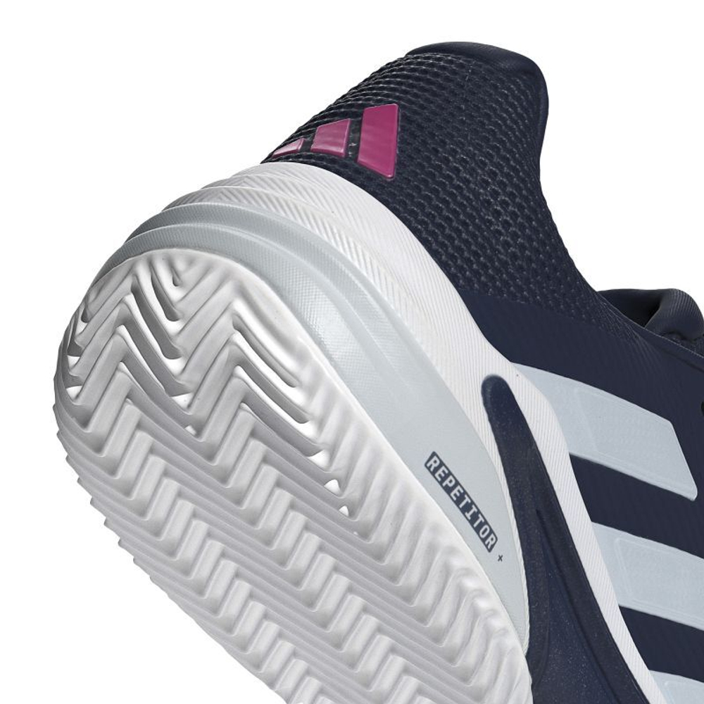 Мужские кроссовки теннисные Adidas Barricade 13 Clay - небесный