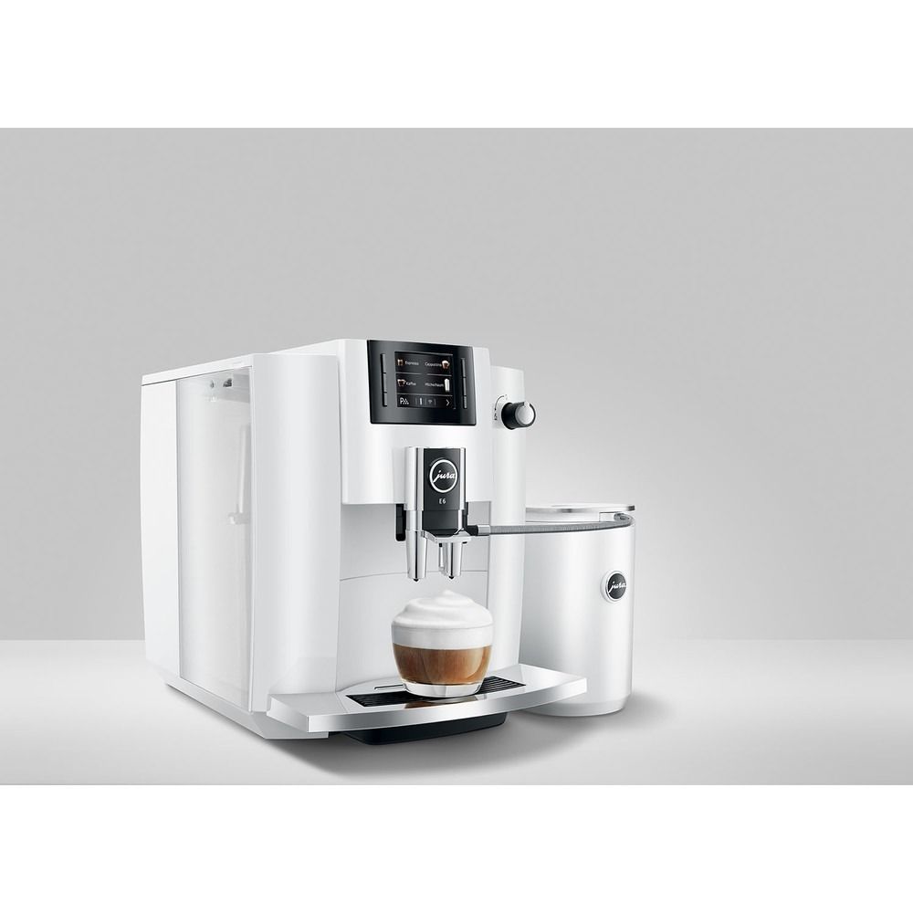 Кофемашина Jura E6 Piano White EB (15378) - 6