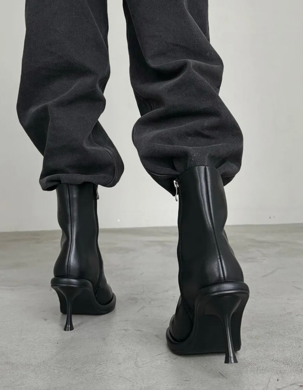 Ботильоны из натуральной кожи