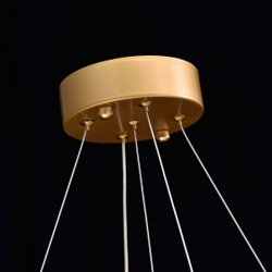 Люстра Cloyd TURBULENT C1 / Ø80 см - латунь (арт.10783)