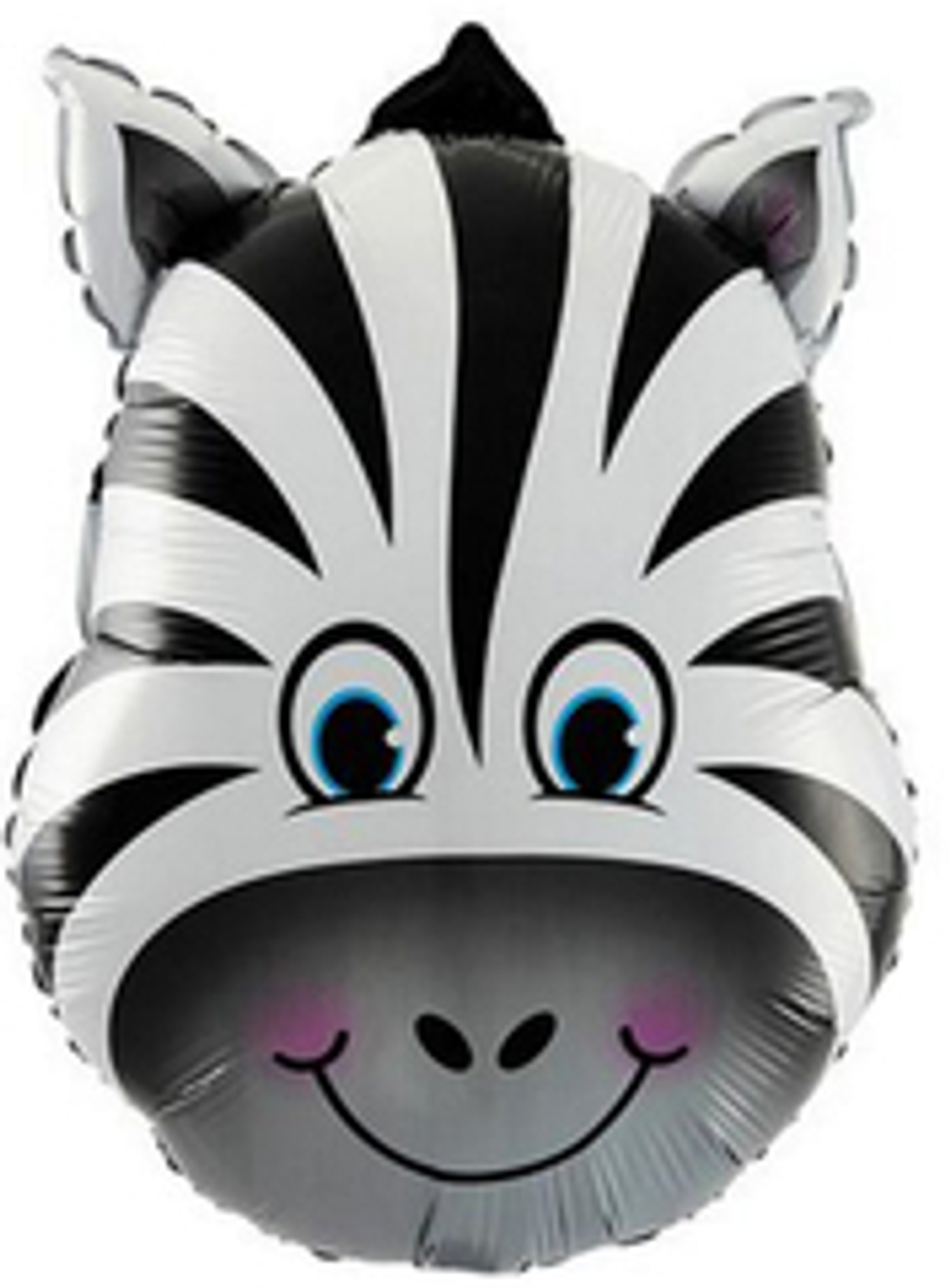 К Фигура Голова Веселая Зебра (25''/64 см)