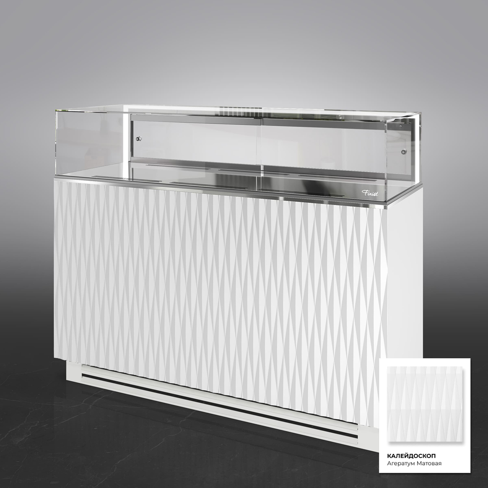 Кондитерская напольная холодильная витрина Finist GLASSIER 812 LUX GL812-8/6/5