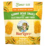 MaryRuth's, Мармеладные снеки с электролитами и клетчаткой, папайя, 240 г