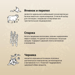 Корм для собак Craftia Natura, 2 кг, ягненок с перепелкой