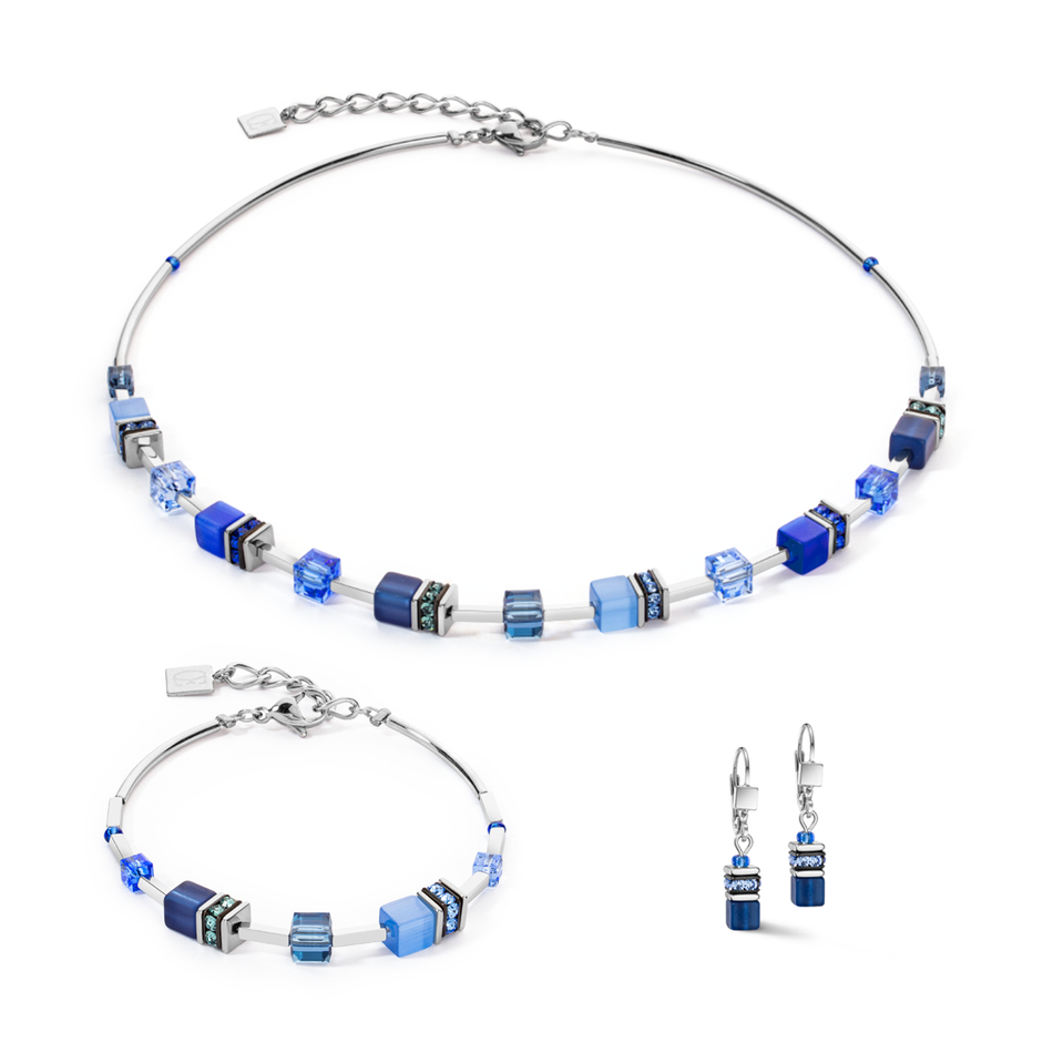 Серьги Coeur de Lion Blue 2800/20-0700