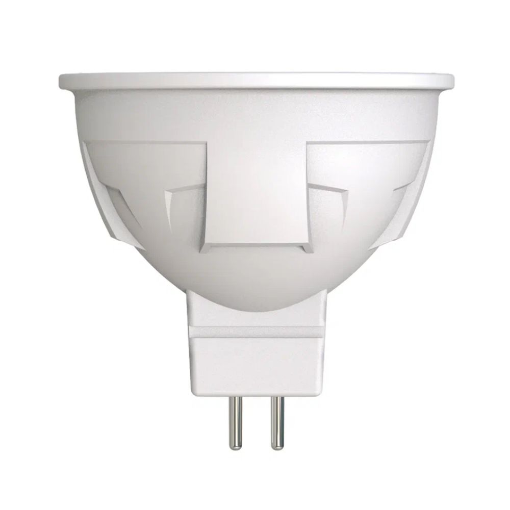 LED-JCDR 6W/6500K/GU5.3/FR PLP01WH Лампа светодиодная. Форма «JCDR», матовая. Серия ЯРКАЯ. Дневной белый свет (6500K). Картон. ТМ Uniel