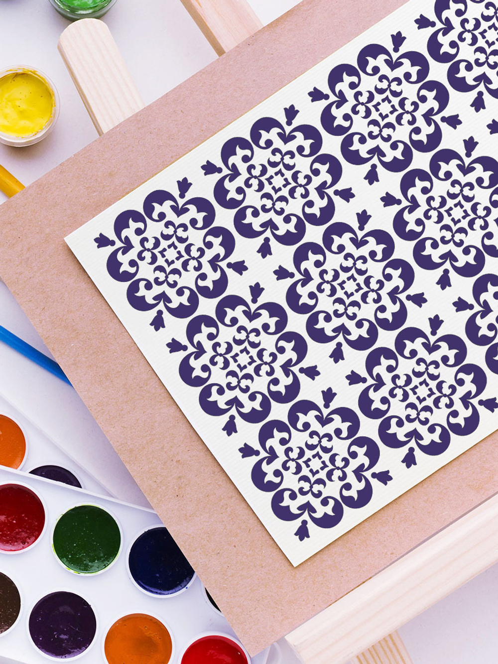 Трафарет для скрапбукинга из пластика многоразовый 025