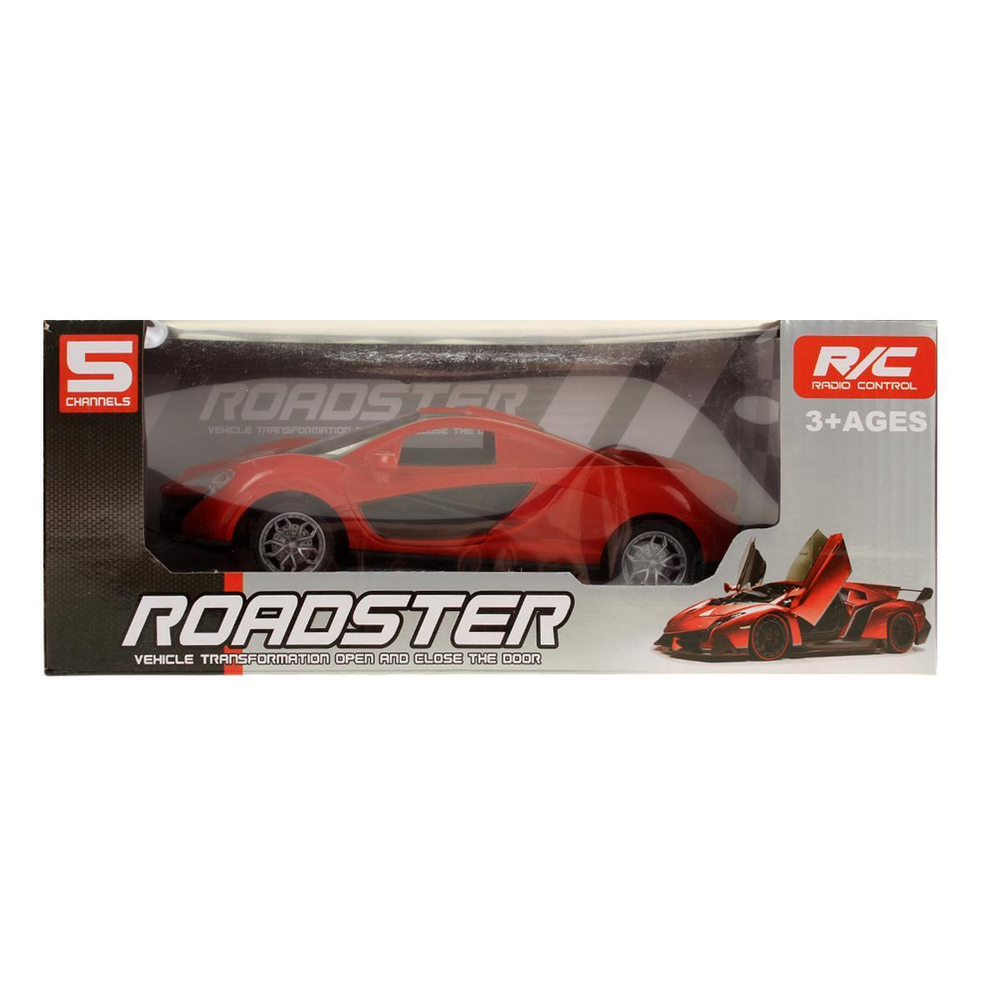 Машина классическая на РУ, красная, коробка 168H-1