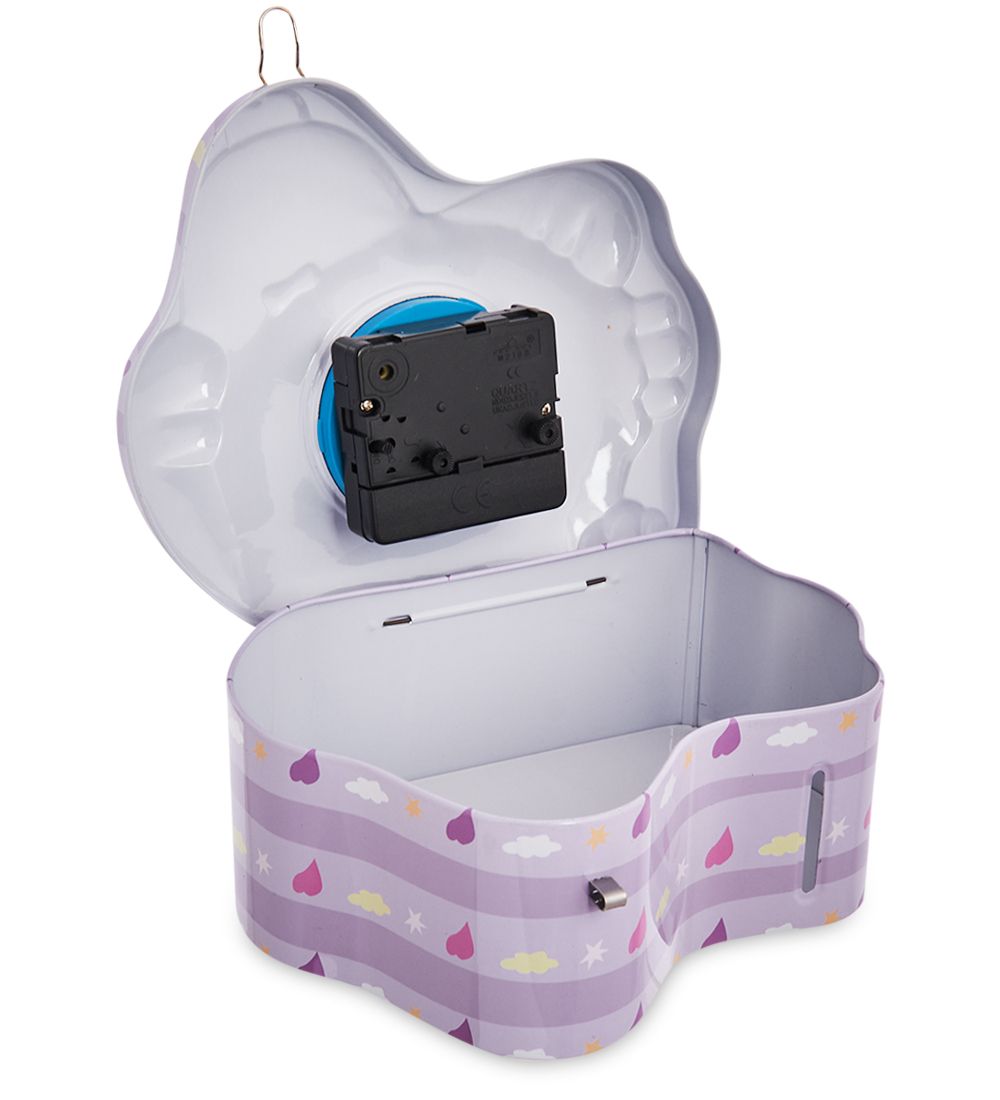 BX- 79/4 Метал. копилка с часами «Цыпленок»