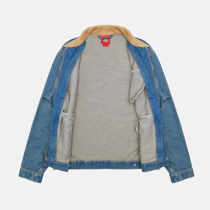 Куртка Dickies Denim Painter Jacket Khaki Tinted Blue артикул:DK0A88EGL231 - купить в магазине Дайс