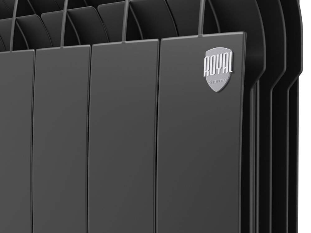 Радиатор алюминиевый Royal Thermo Biliner Alum 500 Noir Sable - 8 секц.