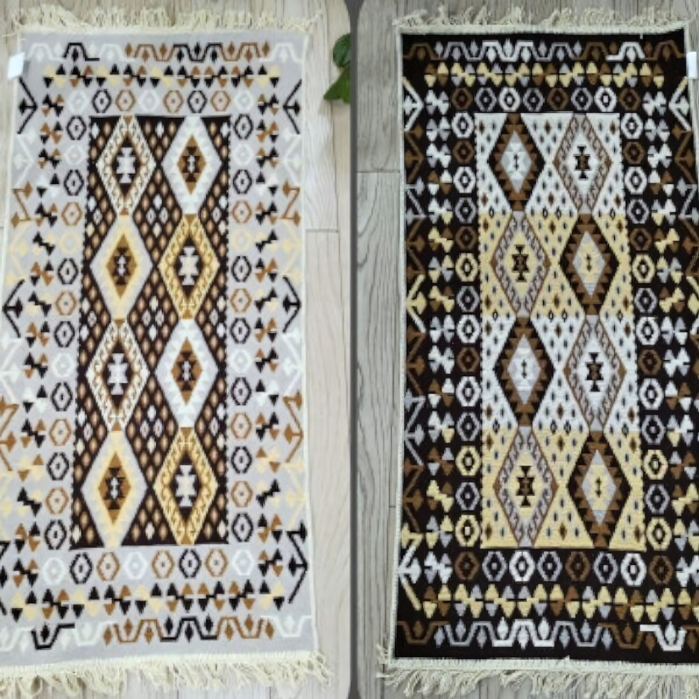 Коврик интерьерный с бахромой VOSTOK 80*150 (двухсторонний)