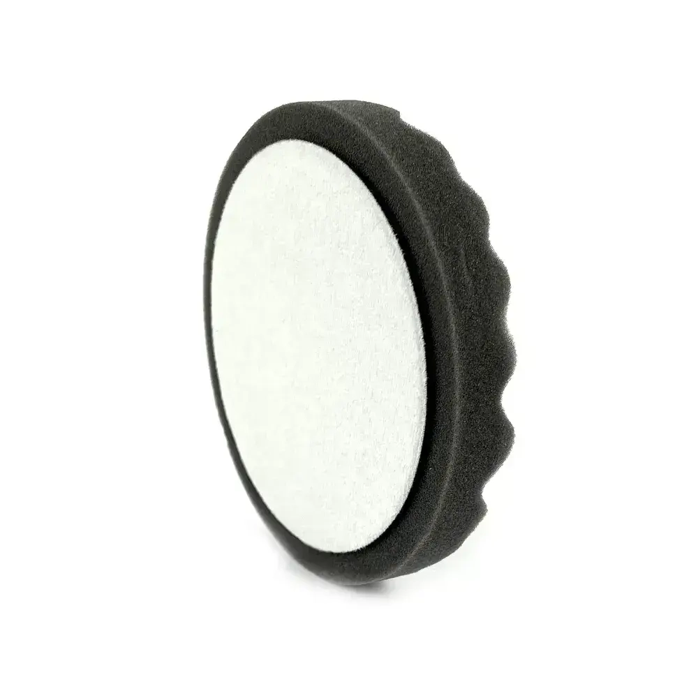 Полировальный круг поролоновый, диаметр: 150х30мм на липучке, мягкий, рифлёный