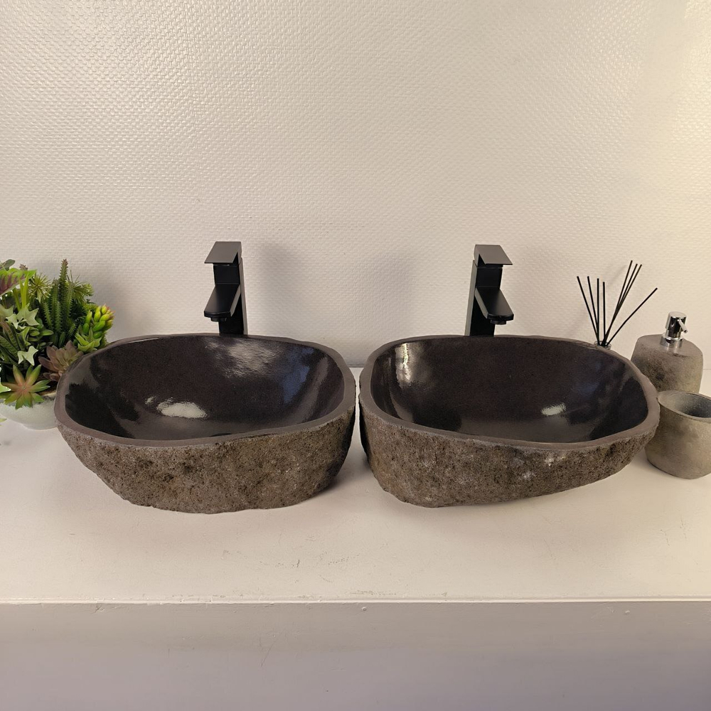 Раковина из речного камня ПАРА! RS-65480 43*35*15 0865
