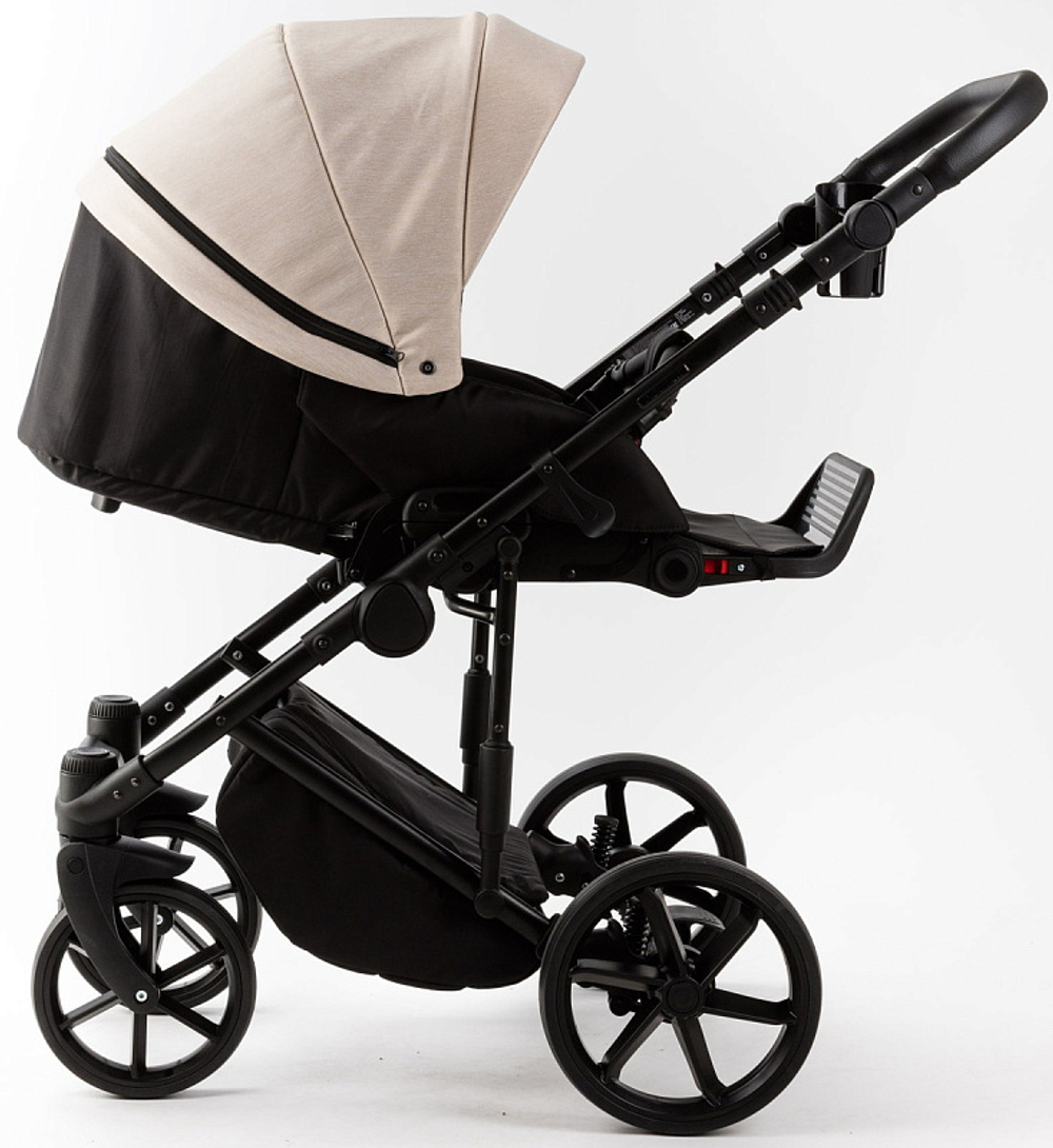 Детская коляска Adamex Locco Light 2 в 1 LL-TK20 TIP (СВЕТЛО-БЕЖЕВЫЙ)