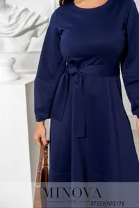 Платье 3176-синий Minova