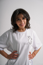 Футболка сердце без цветов