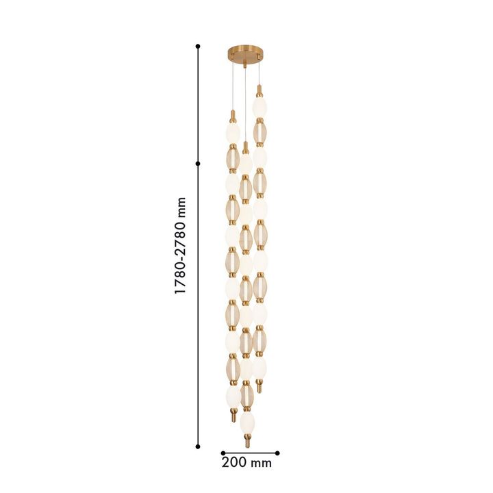 Подвесной светодиодный светильник Favourite Perler 4559-3PC