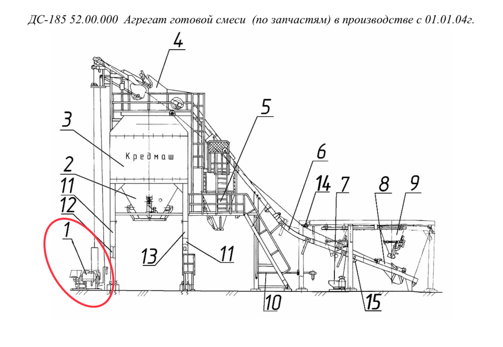 ДС-185 52.03.000 Лебедка