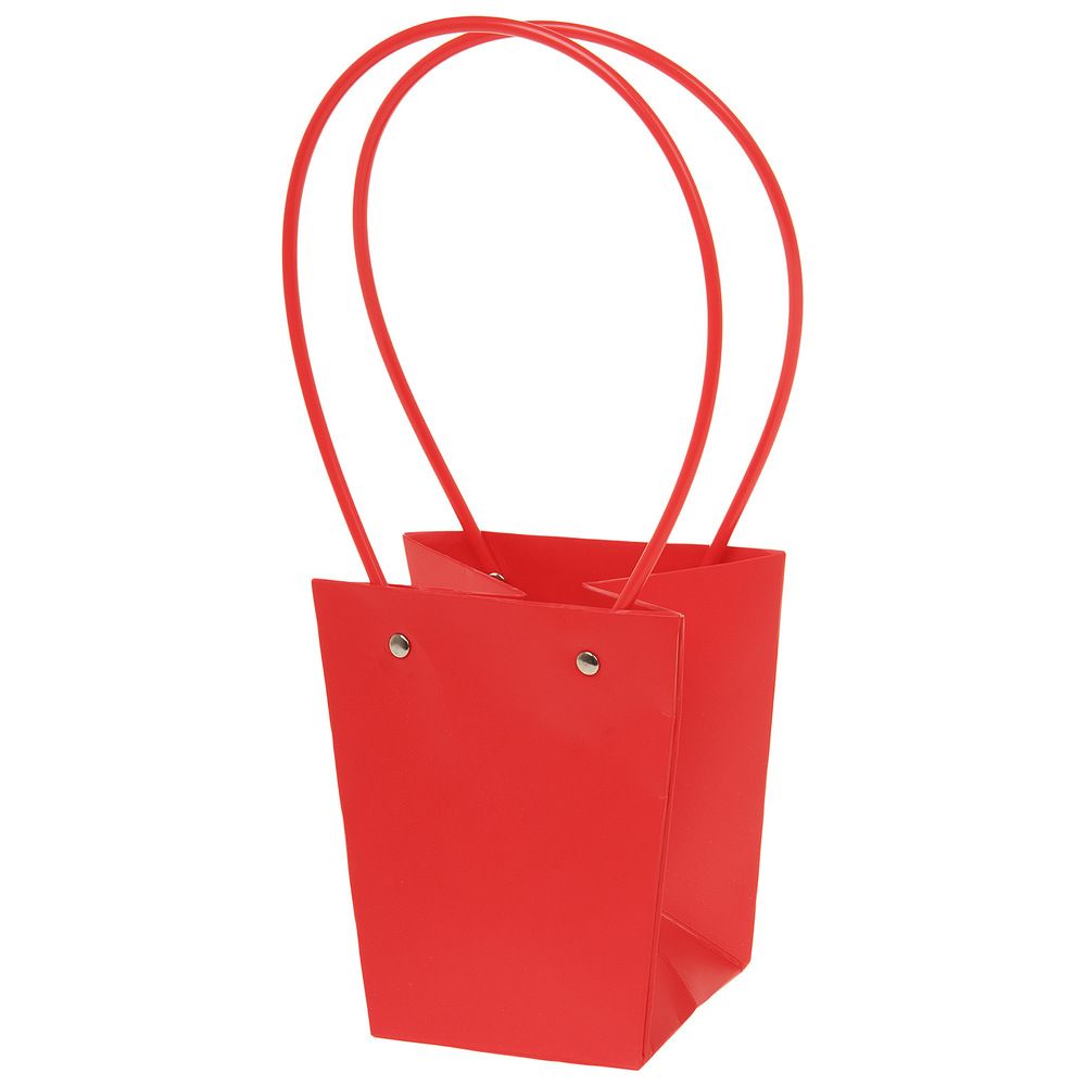 Пакет для цветов КОНУС 13*9,5*15,5 КРАСНЫЙ