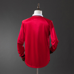 Заказать в Москве домашнюю ретро-форму «Манчестер Юнайтед» с длинными рукавами 99/00