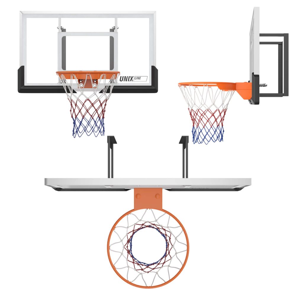 Баскетбольный щит UNIX Line B-Backboard-PC 50&quot;x32&quot; R45