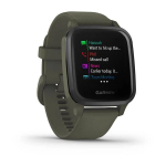Смарт-часы Garmin Venu Sq Music Edition темно-зеленый с серым алюминиевым безелем, 010-02426-13