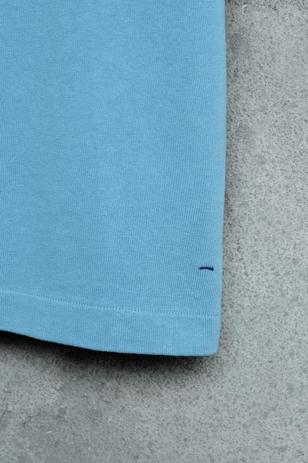 ZARA STORIESZ - ОДНОТОННАЯ ФУТБОЛКА HEAVY WEIGHT, ГОЛУБОЙ