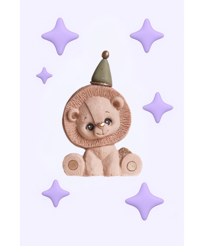 Шоколадная фигурка Львенок, 5*7*7,5 см