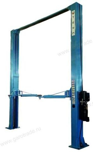 Двухстоечный подъемник с верхней синхронизацией Габарит 3700 мм S4D-2 380 V C Темп