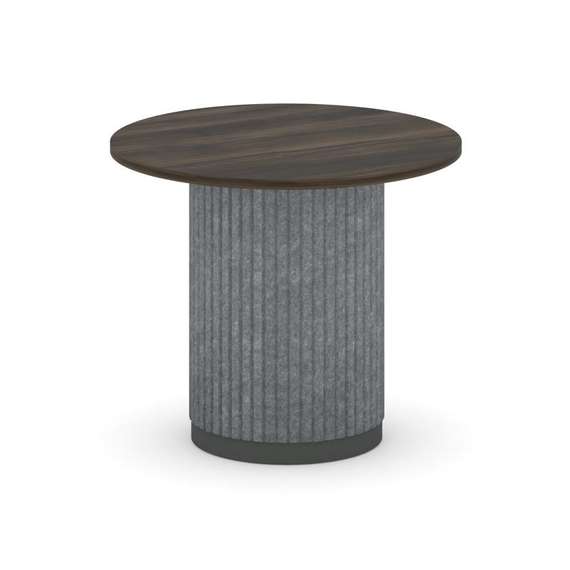 Felto Стол переговорный круглый D=900 PR.C.SPRG-004.D Дуб Мали/Металл Антрацит/Морская Галька 900*90